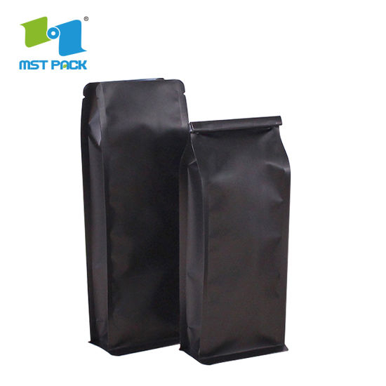 Custo có thể phân hủy van một chiều Mylar Coffee Pouc