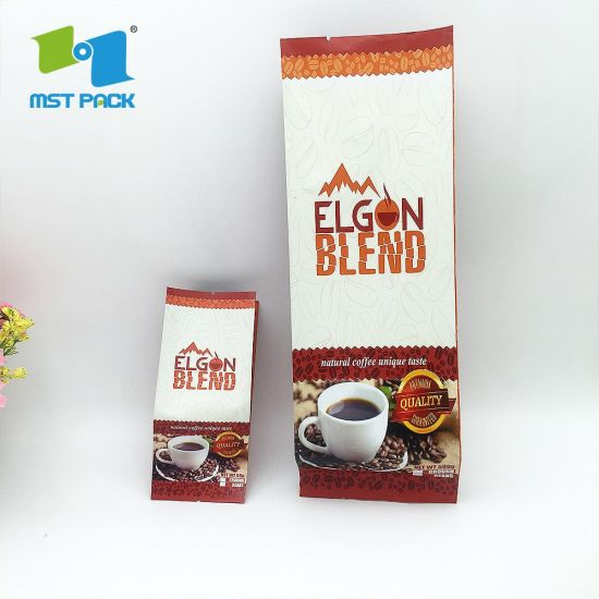THAUX JOINT CUSTANT LOGO IMPRESSION ALIMENTATION DU MATÉRICE BIODÉDABLE LAMINÉE CADE GUSSET ALUMINUM FOIR SAG COMPOSTABLE SAC pour l'emballage du café