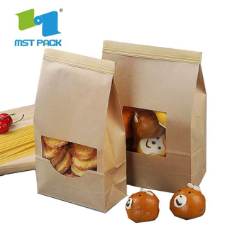 Biodegradable 100% Recycle Paper Bread Bag