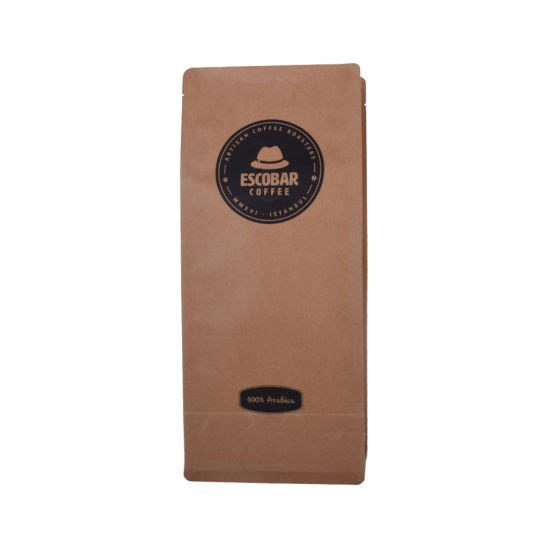 500g Flat Bottom Compostable Material Biodergradable Coffee Bag