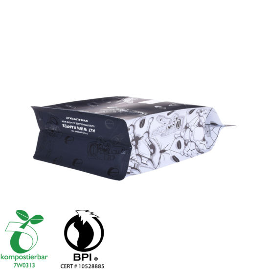Zipper Square Bottom Eco Friendly Crisps Snack Packaging Bag Factory China