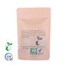 Biodegradable Ziplock Packaging Bags Eco Friendly Compostable Food Packaging Recycle Craft Paper Bags with Window