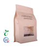 250 g Kraftpapier laminierter PLA Biologisch abbaubare Lebensmittelverpackung kompostierbarer Öko -Kaffeetasche