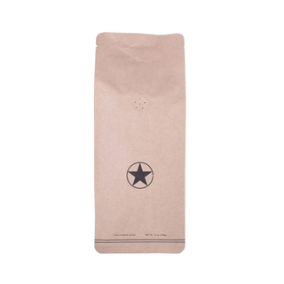 100% Biodegradable Materials Compostable Certificated Food safety Packaging Coffee Bag
