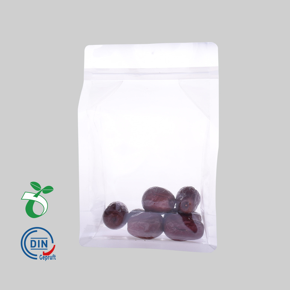 Bán buôn tái chế sinh thái Corn thân thiện với Ziplock Stand Up Food Bao bì 100% Túi nhựa có thể phân hủy sinh học có thể phân hủy