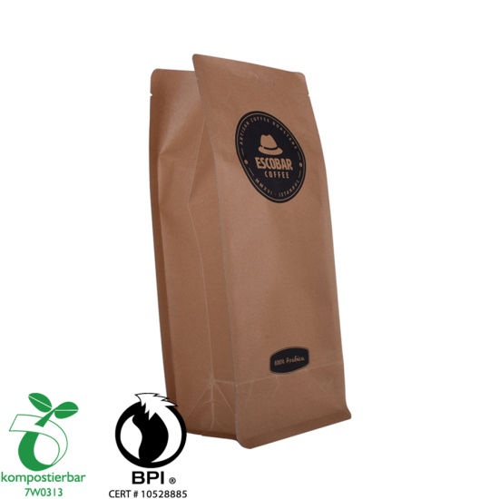 Plast Zip Lock Pla papirpose for kaffeemballasjefabrikk fra Kina