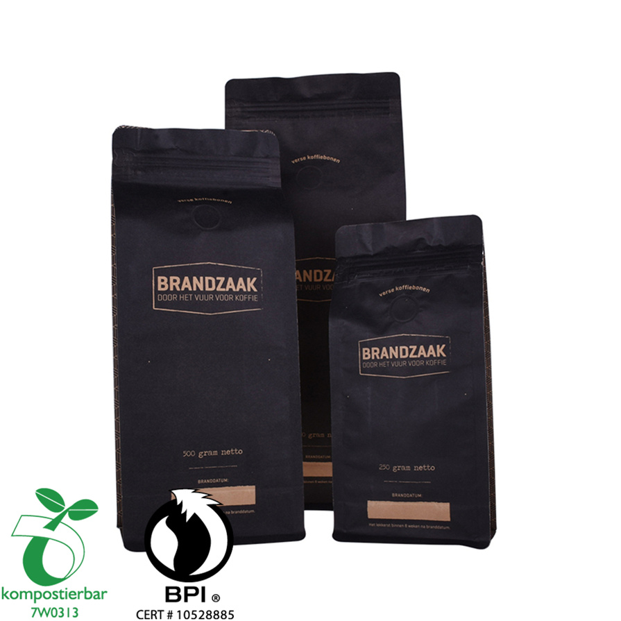 Borsa da caffè personalizzata compostabile ecologica all'ingrosso dalla Cina