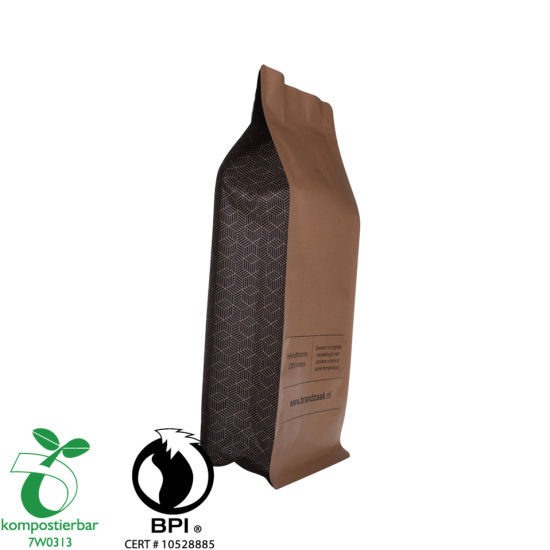 Food Ziplock Block Bottom Eco Friendly Produce Bag Supplier in China