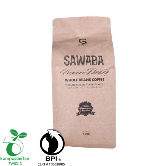 Whey Protein Powder Packaging Box Bottom Compostable Zipper Bag Supplier From China