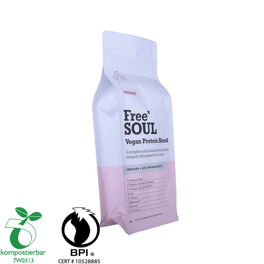 Eco Friendly Block Bottom Plastic Pouch with Spout Manufacturer China