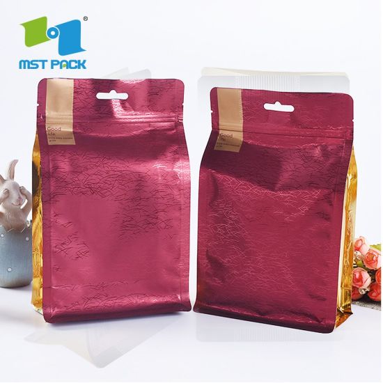 Custom Printing 100% Compostable Food Packaging Biodegradable Coffee Bag