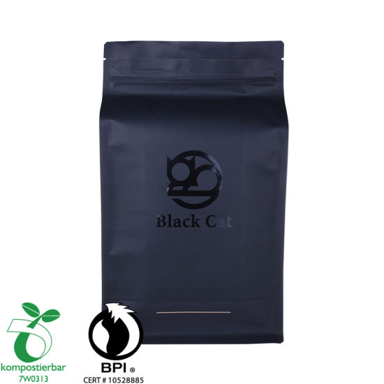 OEM Block Bottom Food Packaging Coffee Wholesale in China