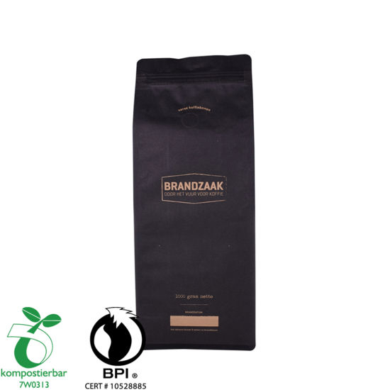 Resealable Ziplock Kraft Paper Transparant Coffee Bag Factory From China