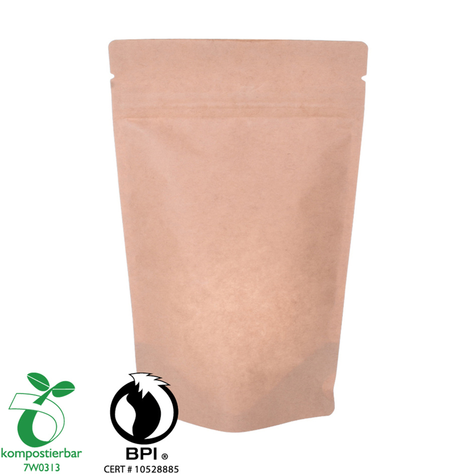 Recyclable Standup Craft Paper Coffee Bag Supplier in China