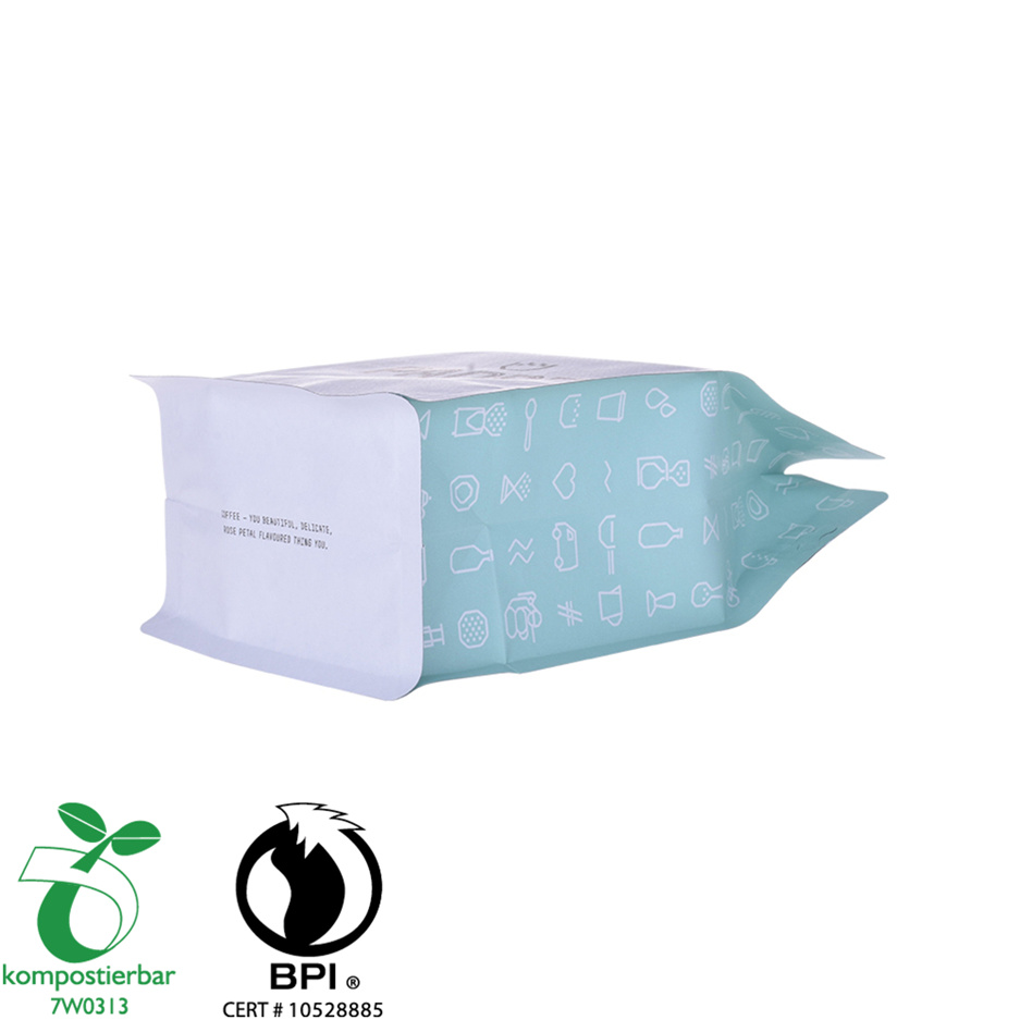 Eco Flat Bottom Pack for Coffee Factory China