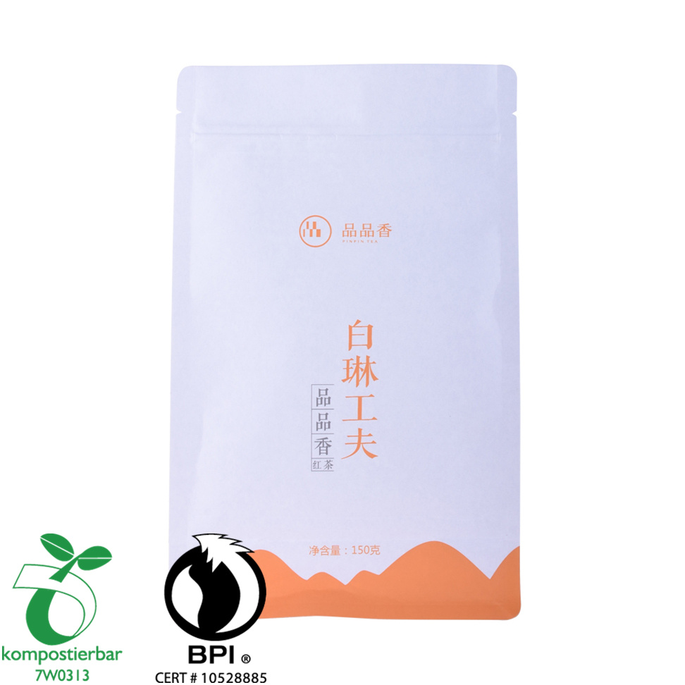 Fábrica de embalagens de bolsas biodegradáveis ​​de Biodegradable de Ziplock Realável na China