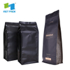 Custom Design Compostable OEM Custom Print Degassing Valve 250 and 500 Gram Reusable Biodegradable Mylar Foil Coffee Bag