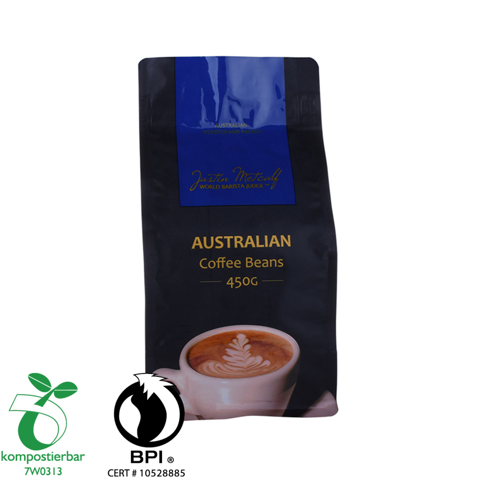 Whey Protein Powder Packaging Flat Bottom Eco Bag with Logos Factory China