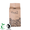 Recyclable Round Bottom Kraft Paper Coffee Bag with Valve Factory in China