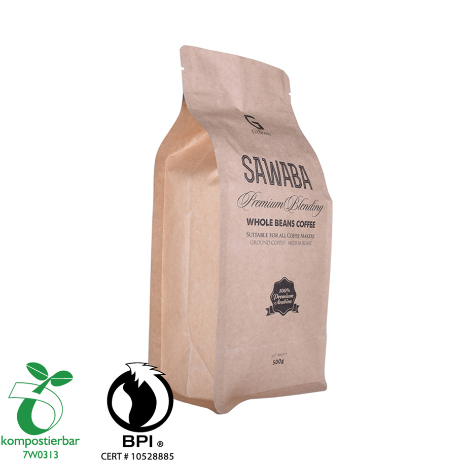 OEM Square Bottom Coffee Custom Packaging Bag Manufacturer China
