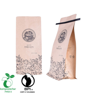Gravure Printing Colorful Clear Window coffee Bag Kraft Paper Manufacturer From China