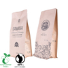 Inventory Foil Lined PLA Kraft Coffee Bag with Valve Manufacturer China