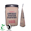 Fábrica de bolsas de café do Japão compostável reutilizável da China