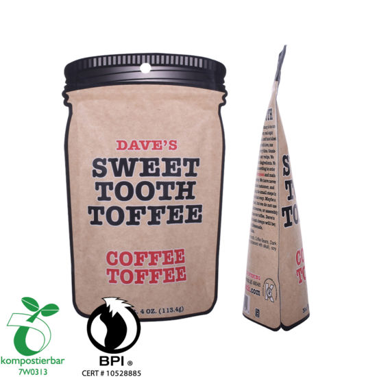 Fábrica de bolsas de café do Japão compostável reutilizável da China