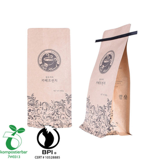Renewable Doypack Quad Seal Coffee Bag Manufacturer China