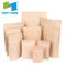 Custom Printing Round Bottom Coffee Bean Biodegradable Packaging Bags Stand Up Pouches Dengan Ziplock dan Window