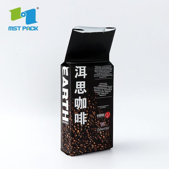 Eco-Friendly Custom Printed Wholesale Laminated Recycle Aluminum Foil Packaging Biodegradable PLA Resealable Ziplock Coffee Bag One Way Air Valve