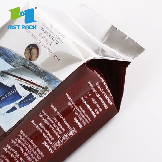 Großhandel kompostierbare Custom Custom Private Label Food Grade Eco biologisch abbaubare Mini -Kaffeebohnen -Verpackungstaschen mit Druckschock