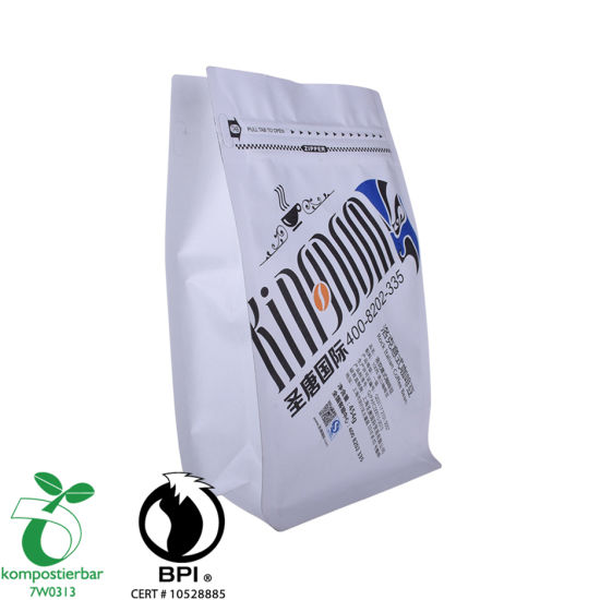 Renewable Flat Bottom One-Way Valve Coffee Packing Bag Supplier in China