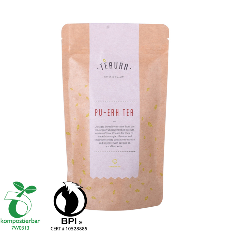 Zipper Side Gusset PLA Coffee Bag Manufacturer in China