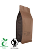 100% Bio-degradable coffee bag with zip lock and valve 