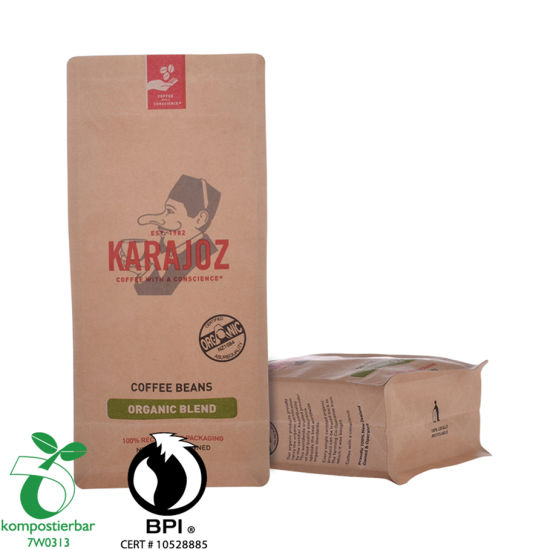 Renewable Box Bottom coffee Packaging Bag Factory From China