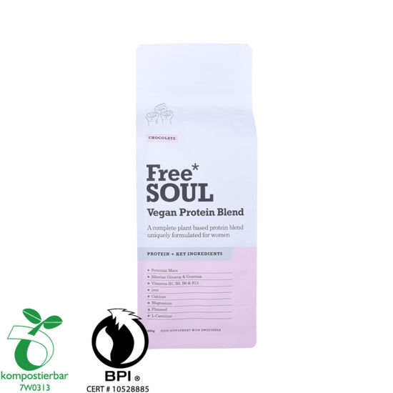 Eco Friendly Block Bottom Plastic Pouch with Spout Manufacturer China