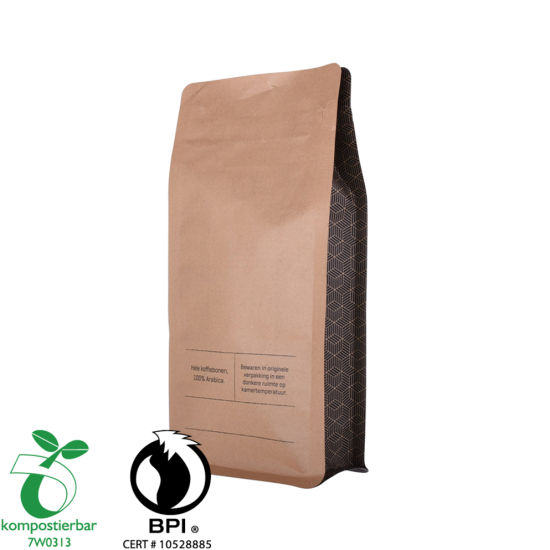 Zipper Square Bottom Biodegradable Bag Dubai Wholesale in China