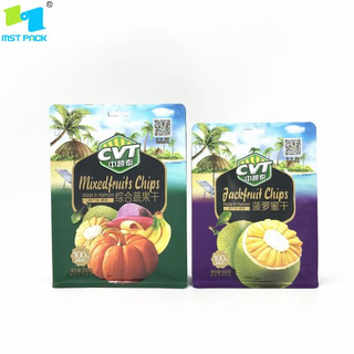 100% Biodegradable Compostable Food Packaging Bags Custom Printed Zipper Bag fruit Bags