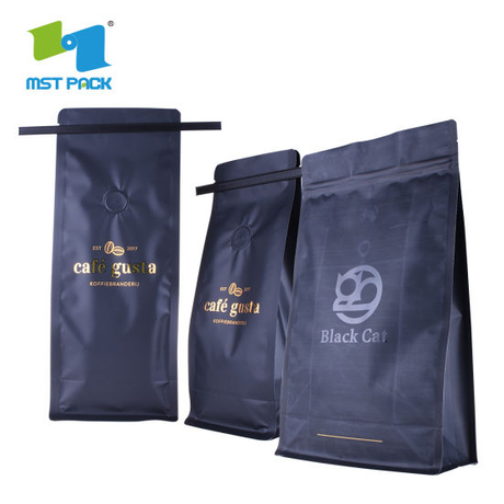 100% Bio-degradable coffee bag with zip lock and valve / Compostable  Packaging Zip lock Coffee Bag with Valve from China manufacturer -  Biopacktech Co.,Ltd