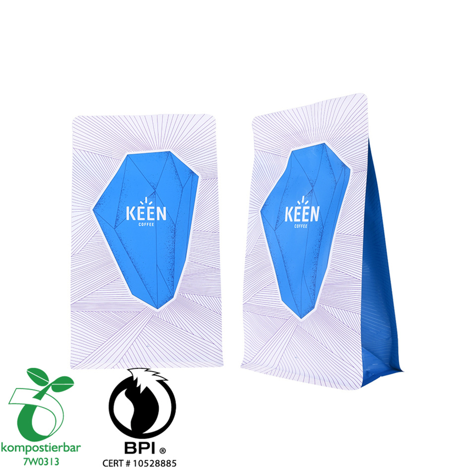 Laminated Material Round Bottom Coffee Plastic Bag Factory in China