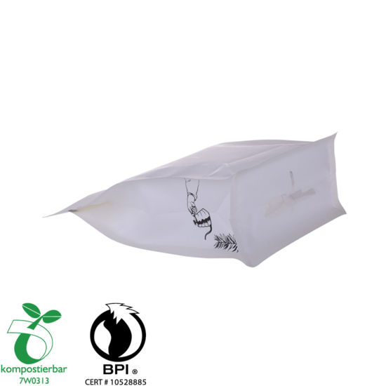 Recyclable Block Bottom Flat Plastic Bag Wholesale in China