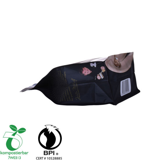 Whey Protein Powder Packaging Flat Bottom Eco Bag with Logos Factory China