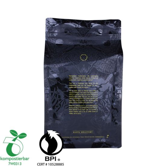 Whey Protein Powder Packaging Flat Bottom Strawberry Eco Bag Supplier in China