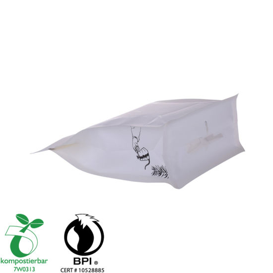 Recycle Block Bottom Food Grade Ziplock Plastic Bag Factory in China