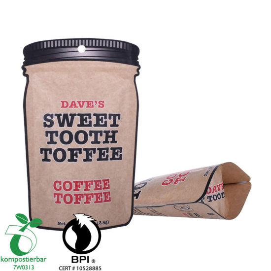 Fábrica de bolsas de café do Japão compostável reutilizável da China