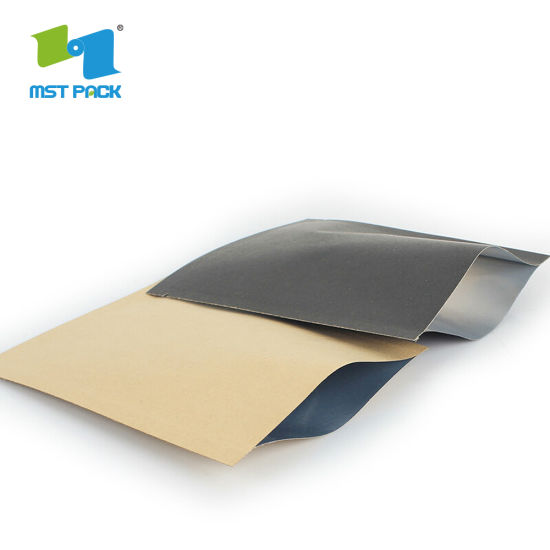 Eco Food Grade Laminated Material Packaging Compostable One Way Degassing Valve Biodegradable Aluminum Foil Coffee Bags