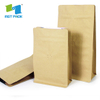 FDA Certifier Certifié Fabricant personnalisé Recycle Craft Papier en aluminium Foil de qualité Ziplock Ziplock UN VALLE BACES BIODEDABLE SAGS EMBORDAGE