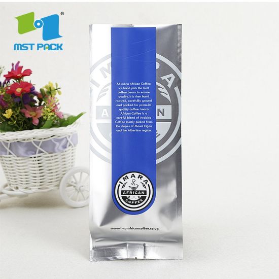 THAUX JOINT CUSTANT LOGO IMPRESSION ALIMENTATION DU MATÉRICE BIODÉDABLE LAMINÉE CADE GUSSET ALUMINUM FOIR SAG COMPOSTABLE SAC pour l'emballage du café