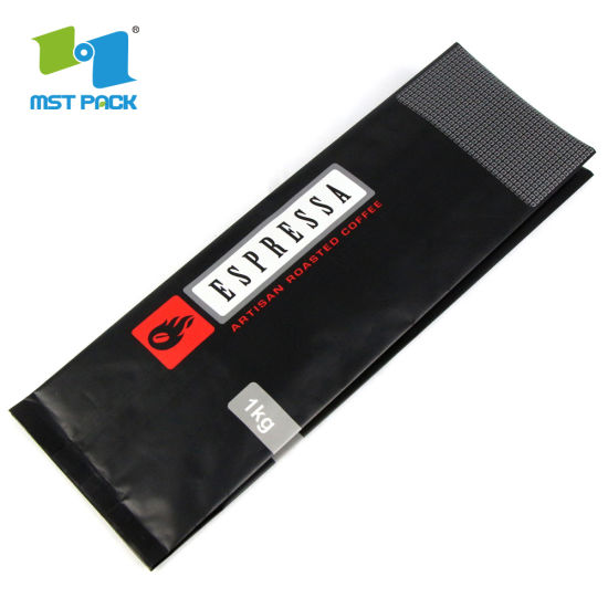 Gravure Printing Customized Printing Food Grade Biodegradable Aluminum Foil Compostable Coffee Plastic Packing Bag with Tear Notch